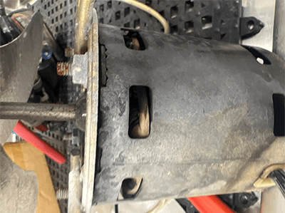 right evaporator motor seized