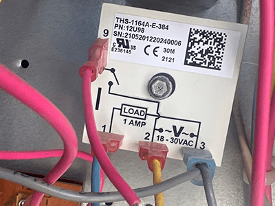 installed anti short cycle time switch