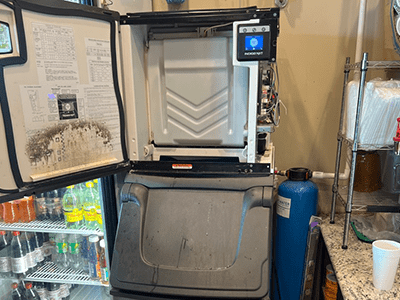 Cleaned machine and Replaced ice thickness probe