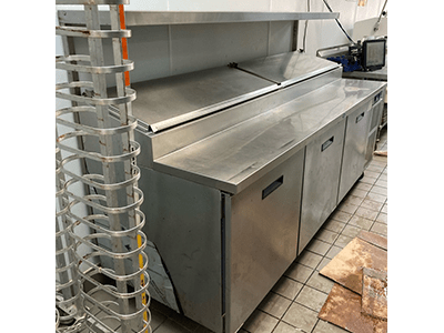 delivered and installed prep line unit