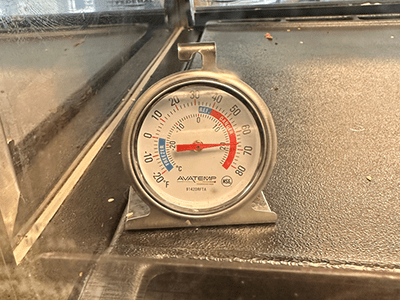 Counter top cooler compressor not starting