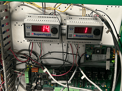 Installed Sporlan Superheat Controller