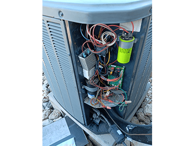 Capacitor for Condenser Fan Motor was Bad