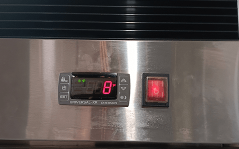 Two Door Freezer Not at Temp